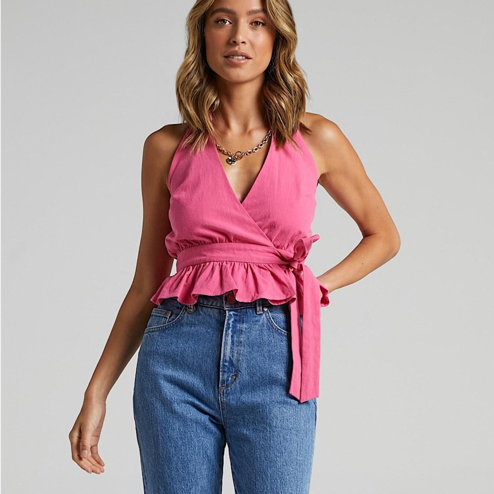 Cotton Halter Top | Showpo Australia